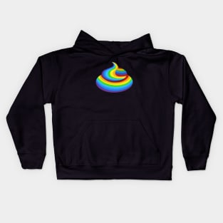 Rainbow Poop Kids Hoodie